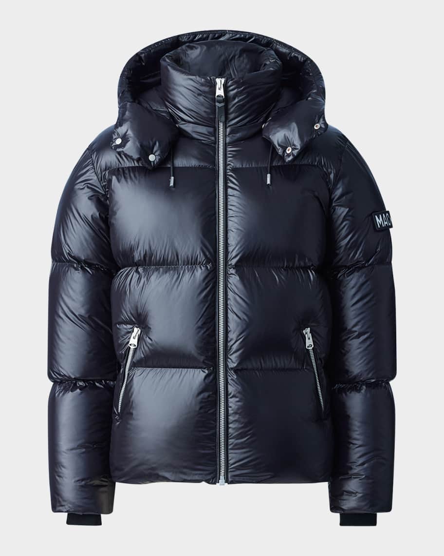 Mackage Men s Kent Short Hooded Puffer Coat Neiman Marcus