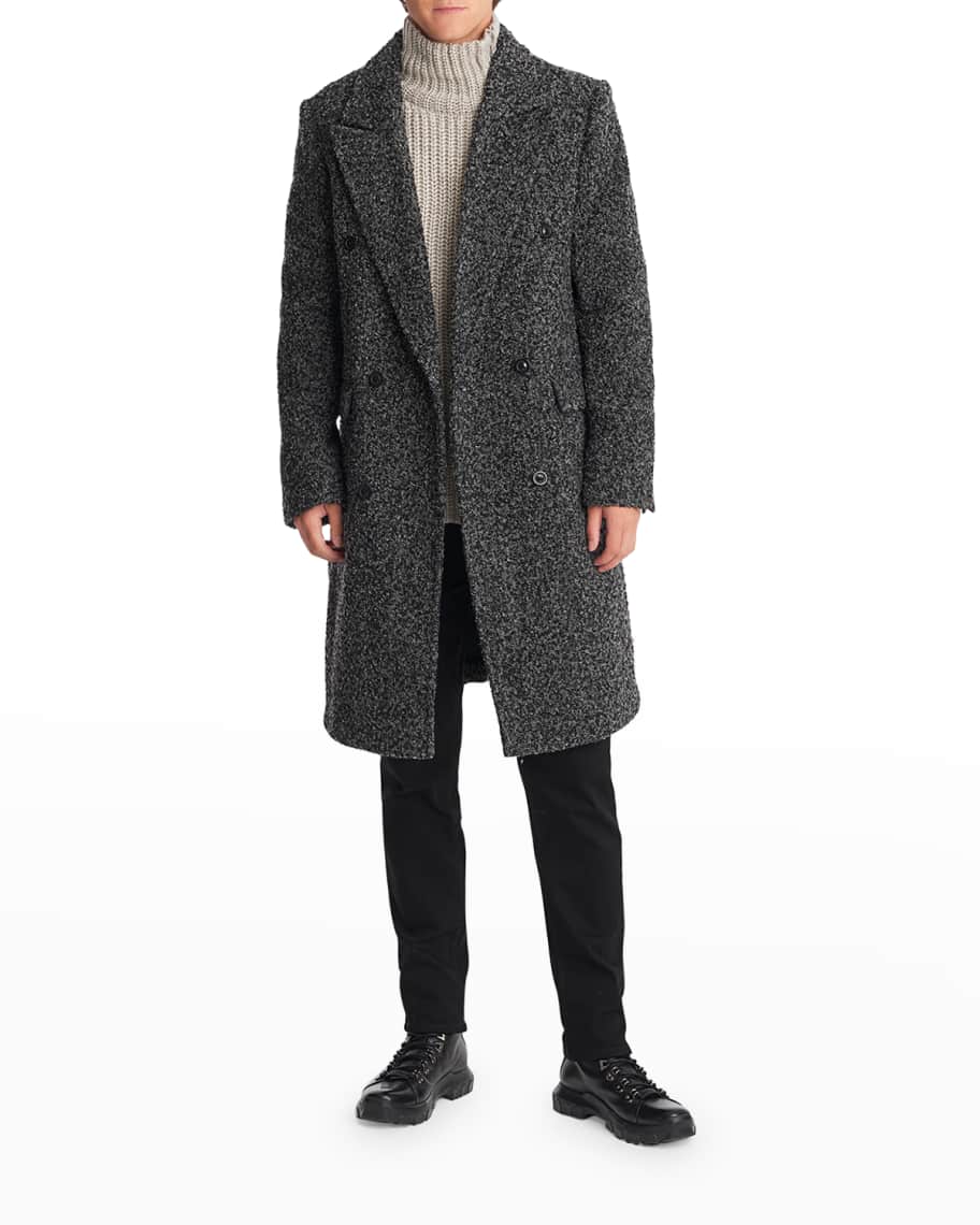 Karl Lagerfeld Paris Men's Boucle Topcoat w/ Removable Liner | Neiman ...
