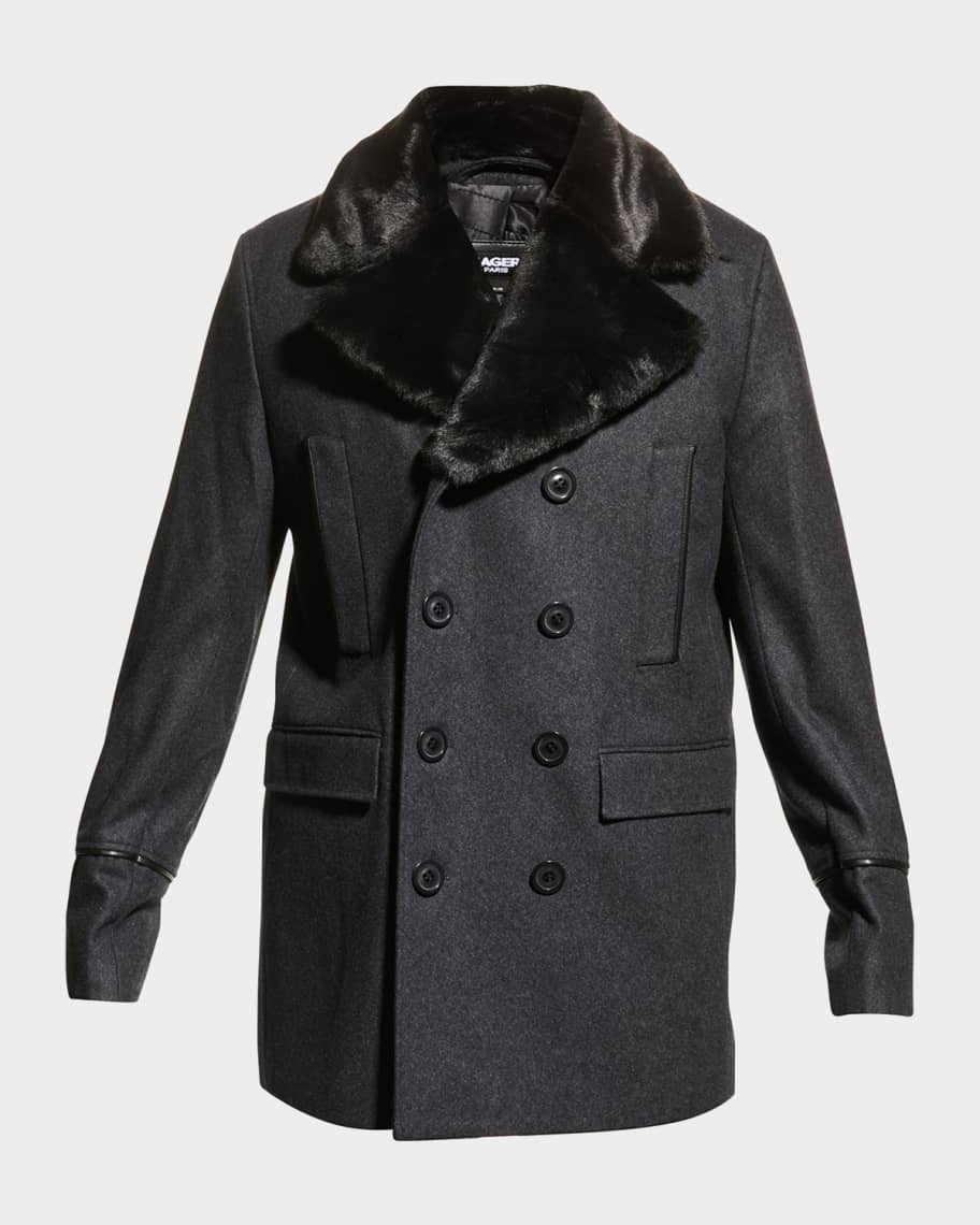 Karl lagerfeld military coat outlet