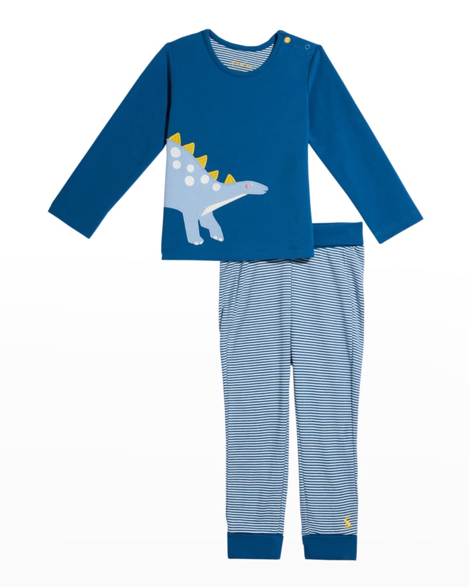 Joules Boy's Byron Dinosaur 2-Piece Sweater Set, Size 6-24M | Neiman Marcus