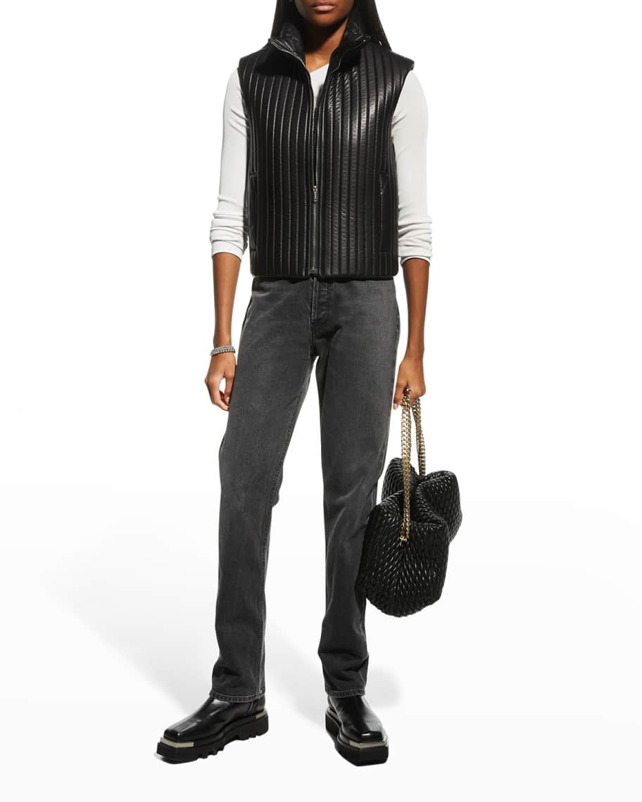 Helmut lang faux fur vest discount