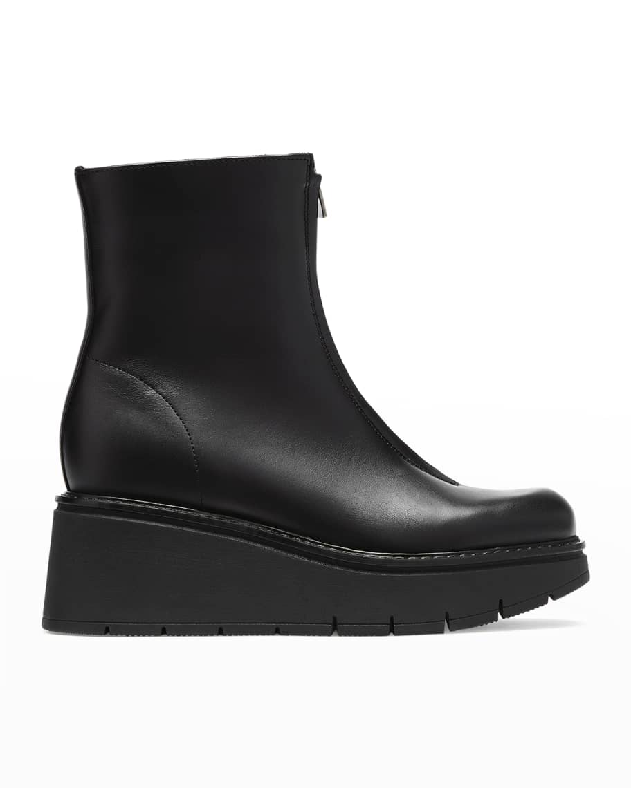 La Canadienne Gale Zip Waterproof Wedge Platform Boots | Neiman Marcus
