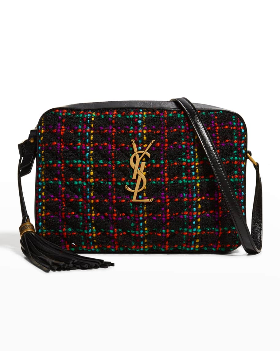 Yves Saint Laurent Multi Tweed Loulou Camera Bag