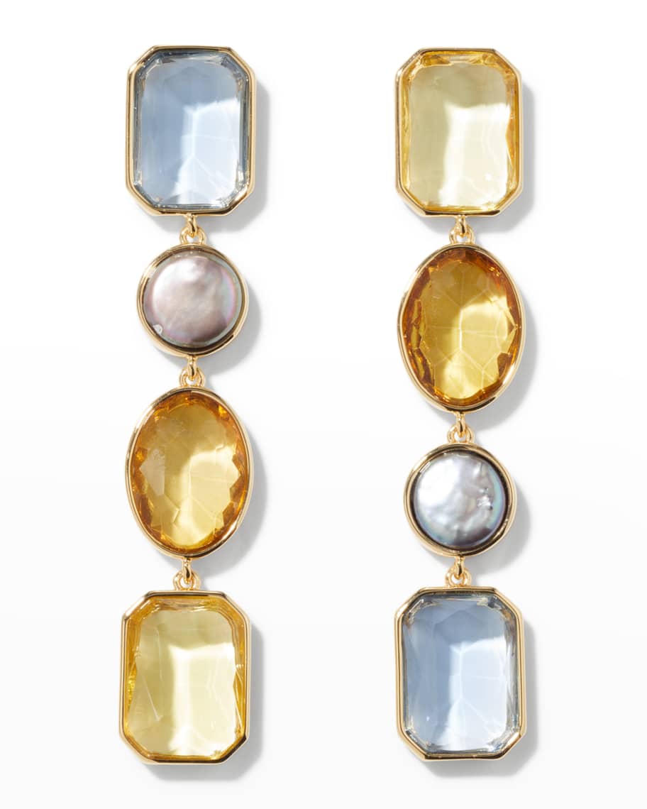 Livin' Lux Earrings Gold L V – Unhinged Lifestyle Boutique