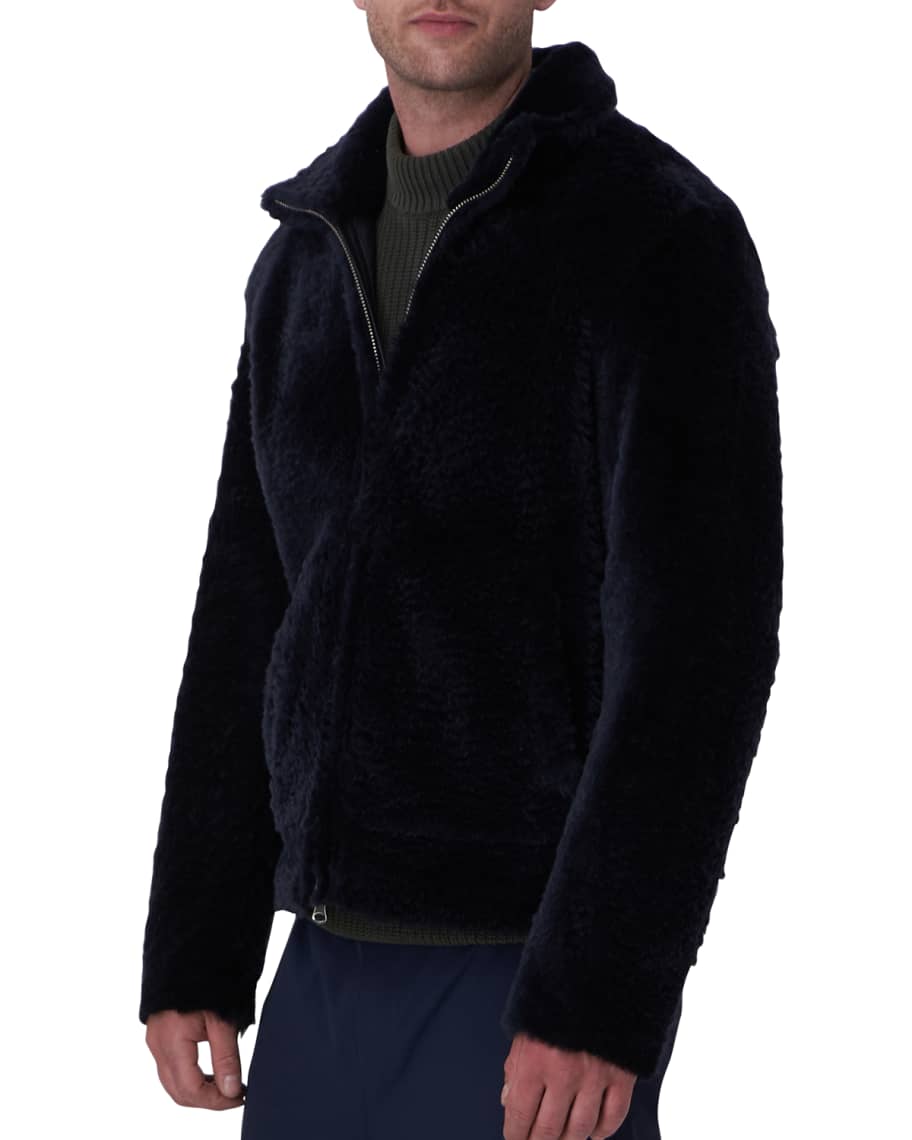 Christia Men's Reversible Shearling Jacket | Neiman Marcus