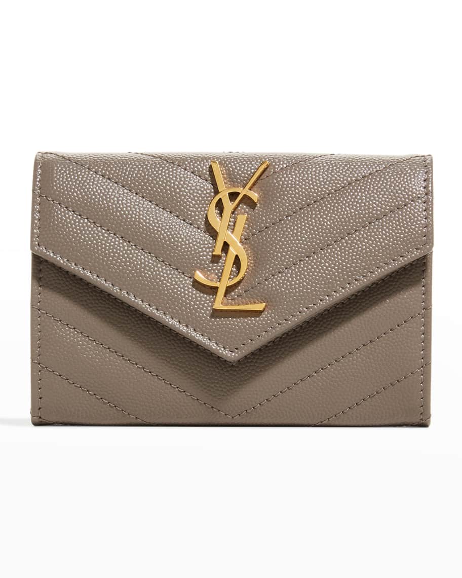Saint Laurent YSL Small Envelope Flap Wallet Neiman Marcus