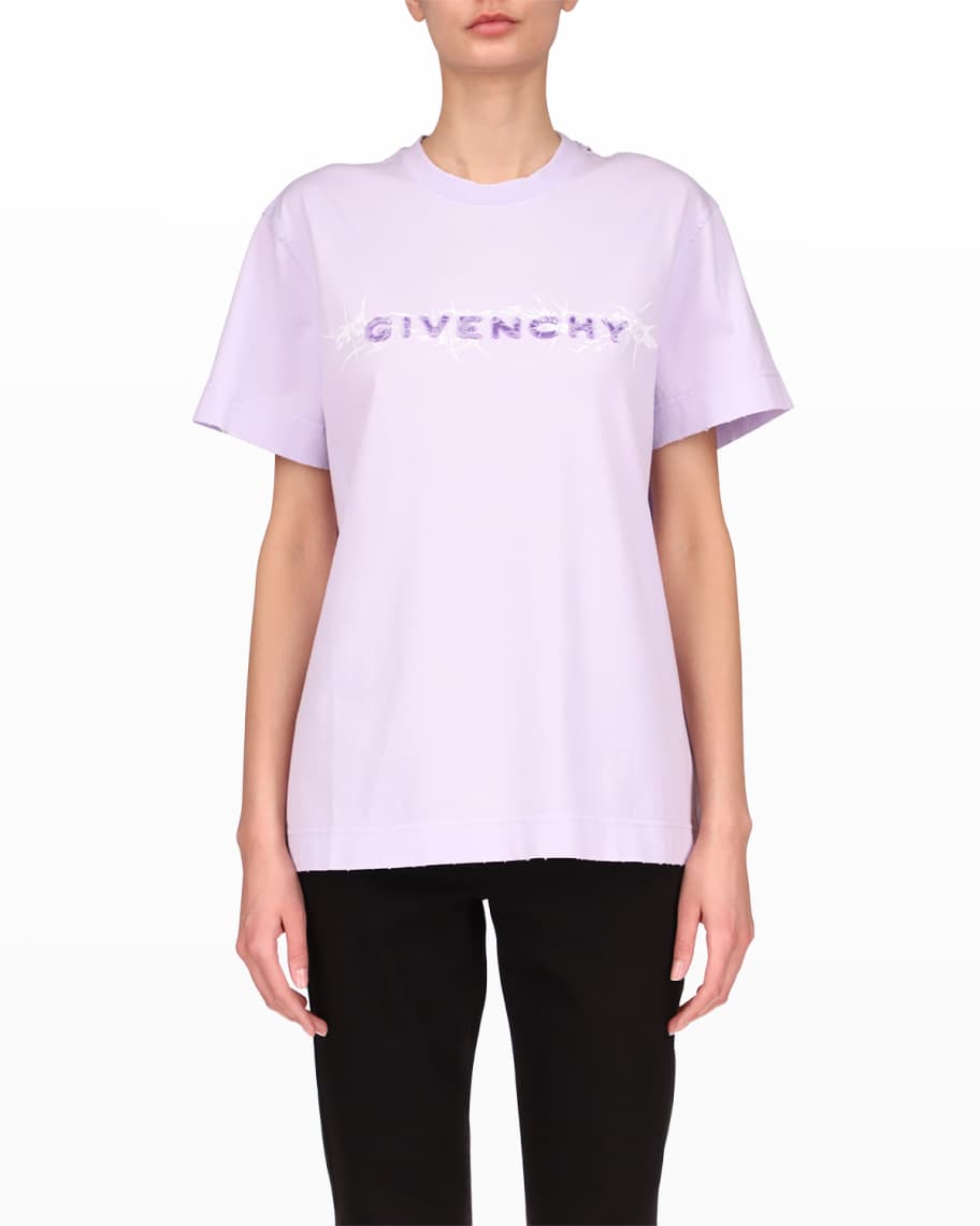 Givenchy Barbed Wire Logo T-Shirt | Neiman Marcus