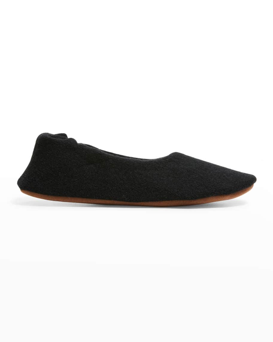 Skin Cashmere Ballet Flats Neiman Marcus