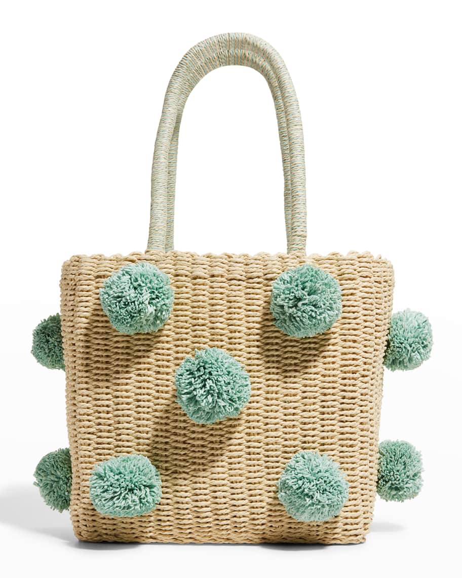 btb los angeles straw tote