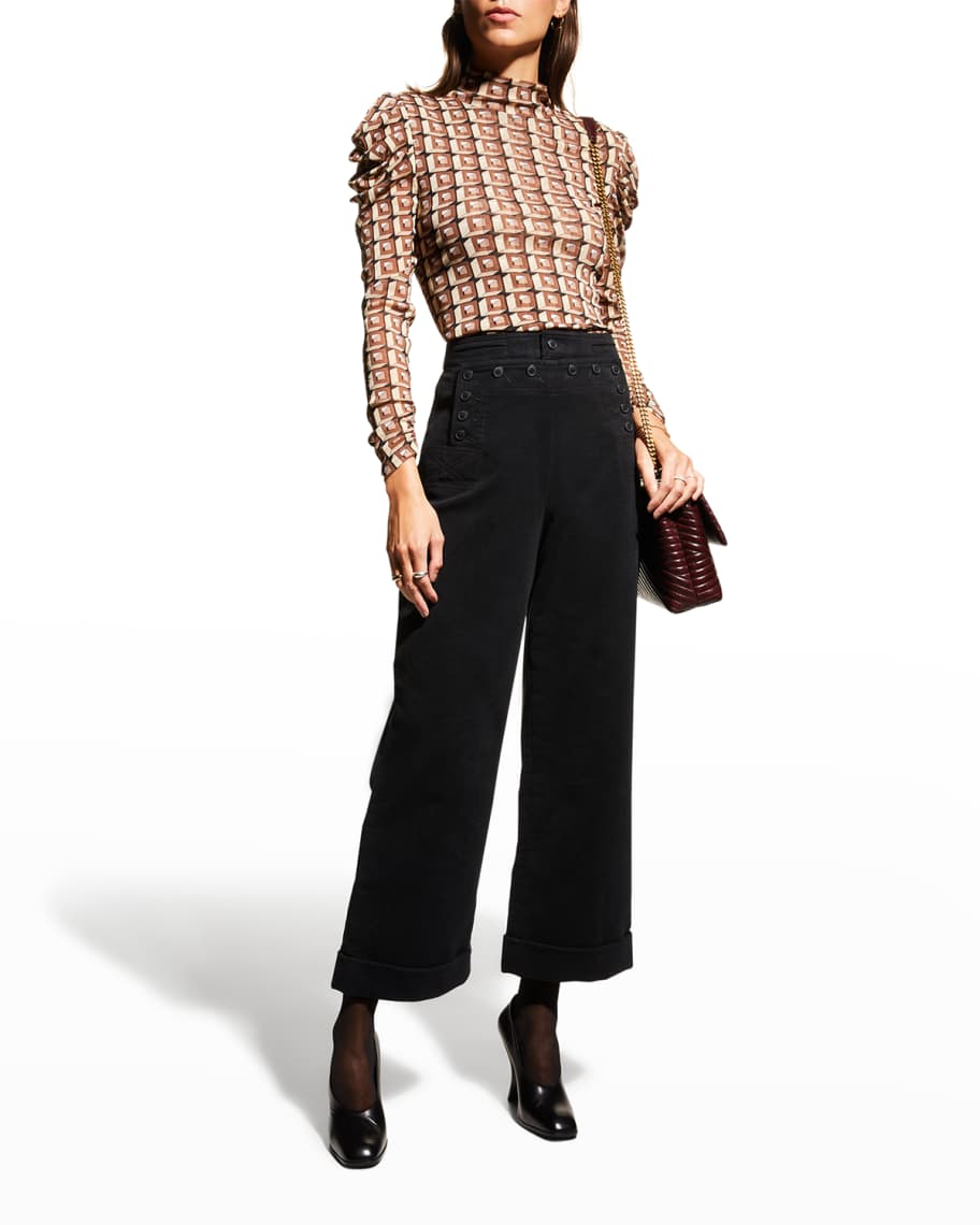 Tory burch sailor pants best sale