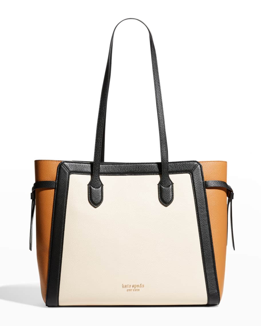 kate spade new york large colorblock pebbled leather tote bag | Neiman ...