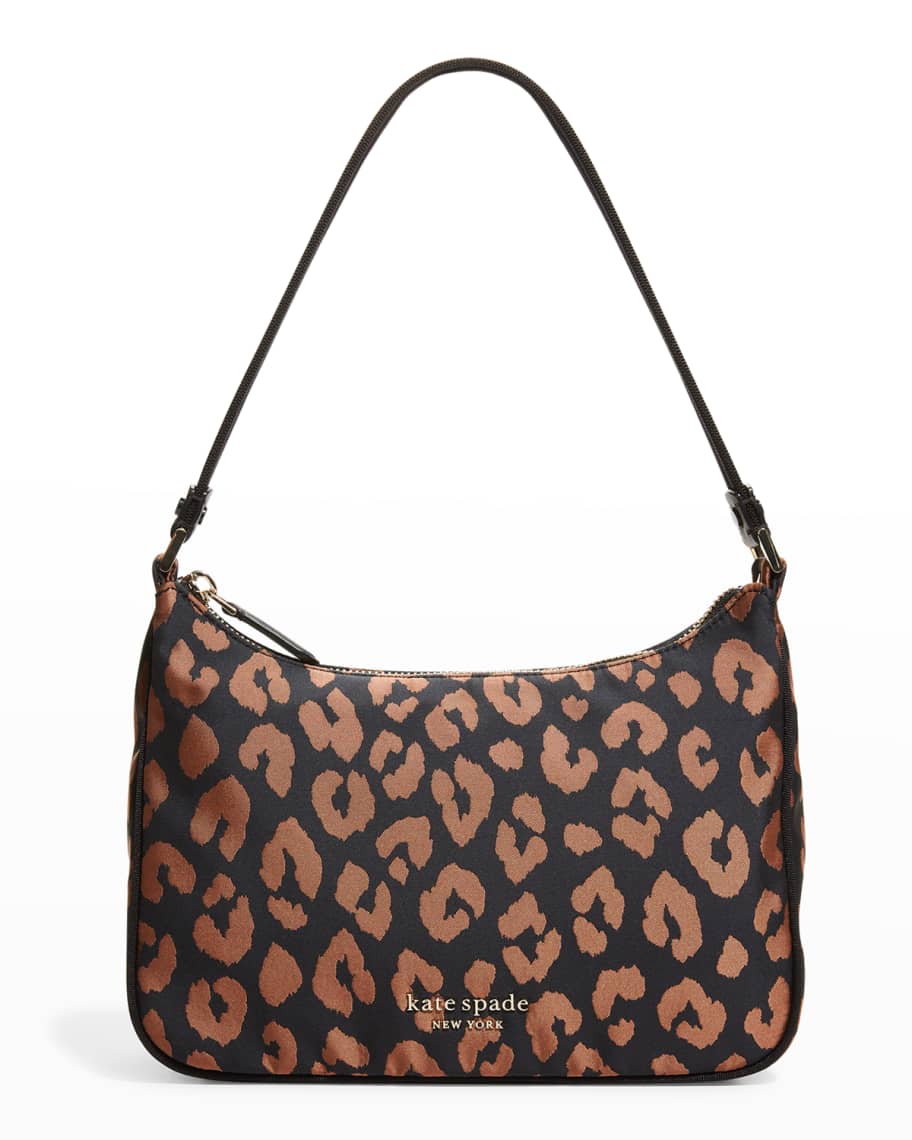 kate spade new york sam small leopard-print shoulder bag | Neiman Marcus