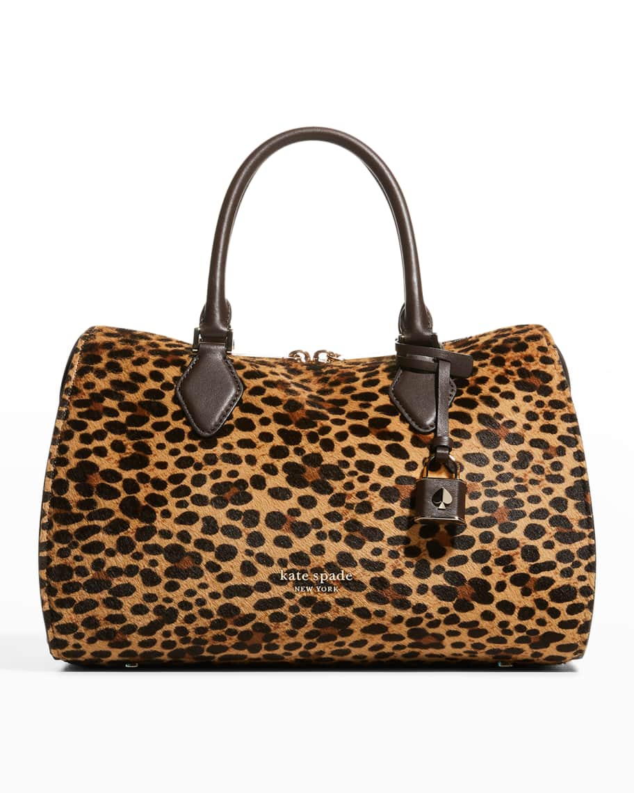 Leopard Hair On Duffel Bag