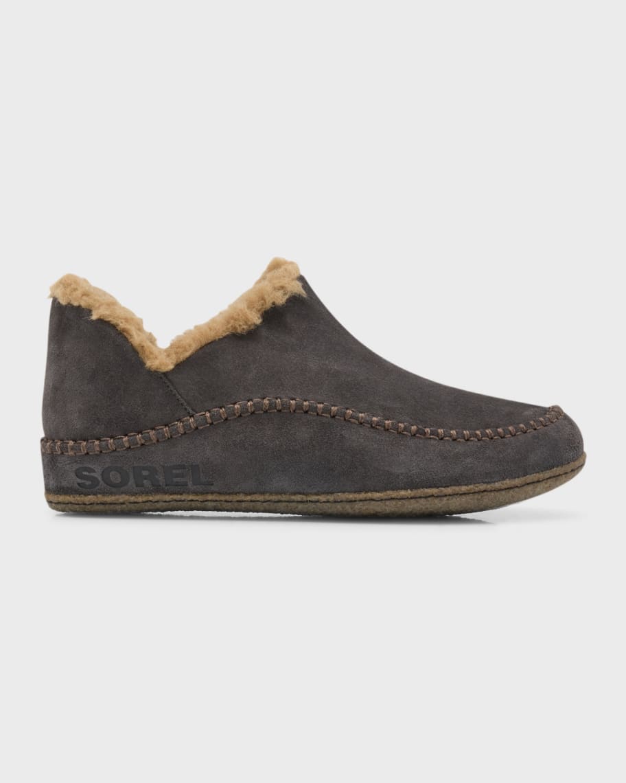 Sorel Men's Manawan II Suede Wool-Lined Slippers | Neiman Marcus