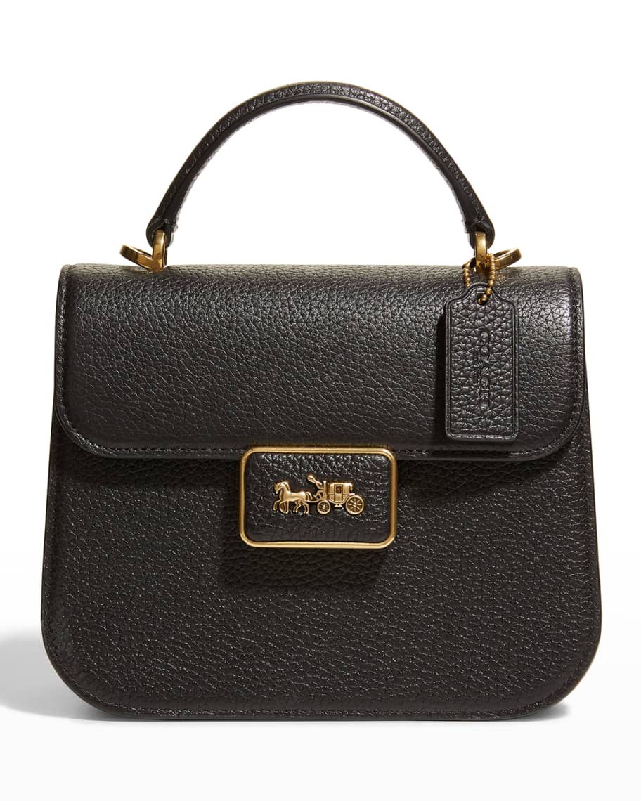 Coach Alie Leather Top Handle Satchel Bag Neiman Marcus