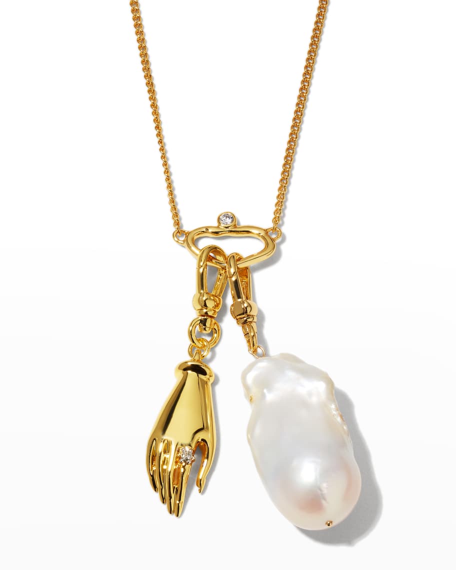Alexis bittar pearl necklace hotsell