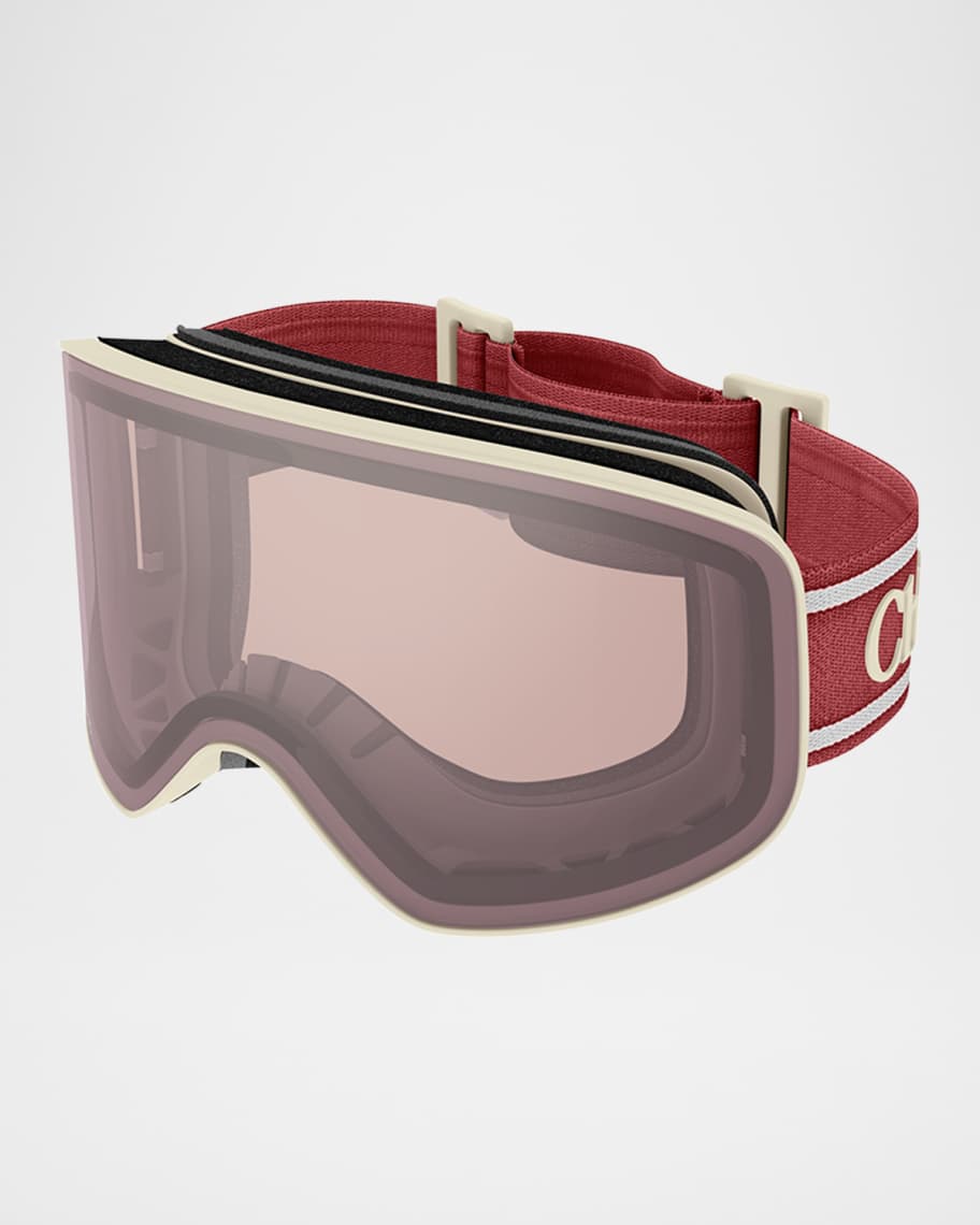 Chloe Logo Injection Plastic Ski Goggles | Neiman Marcus
