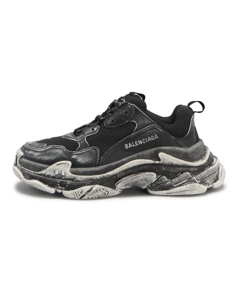 I forhold Ged meget Balenciaga Men's Triple S Distressed Chunky Sneakers | Neiman Marcus
