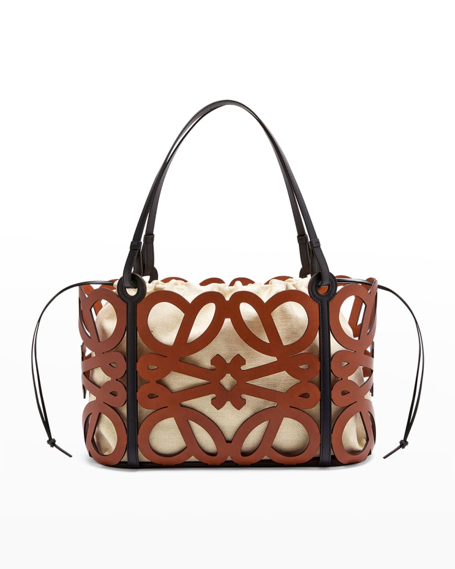 Loewe Anagram Cutout East-West Tote Bag | Neiman Marcus