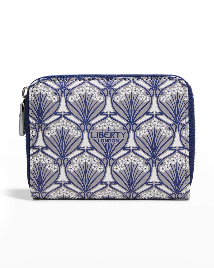 Liberty London Iphis Small Floral-Print Coin Wallet | Neiman Marcus