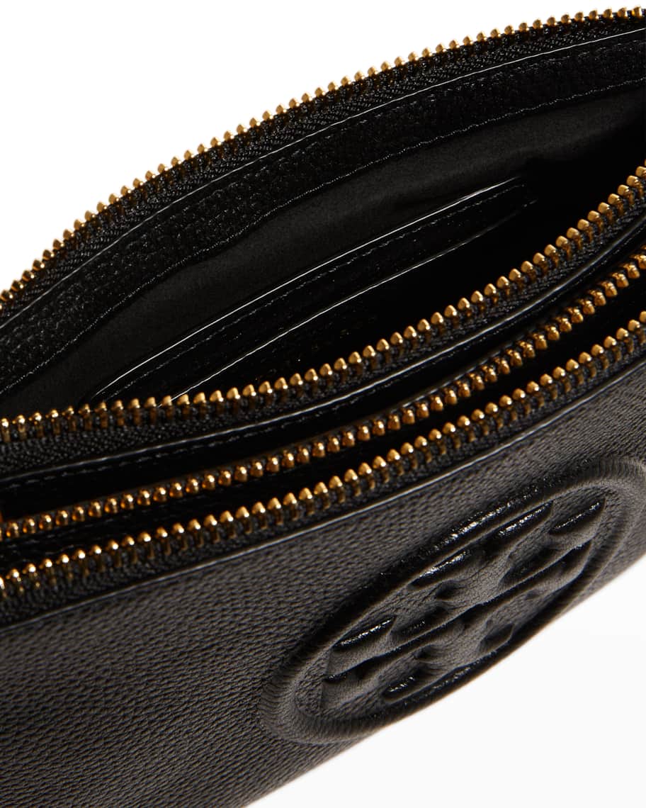 Tory Burch Perry Bombe DoubleZip Pouch Crossbody Bag Neiman Marcus