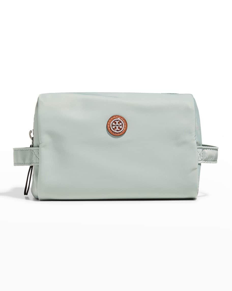 Tory Burch Recycled Nylon Large Cosmetic Case | Neiman Marcus