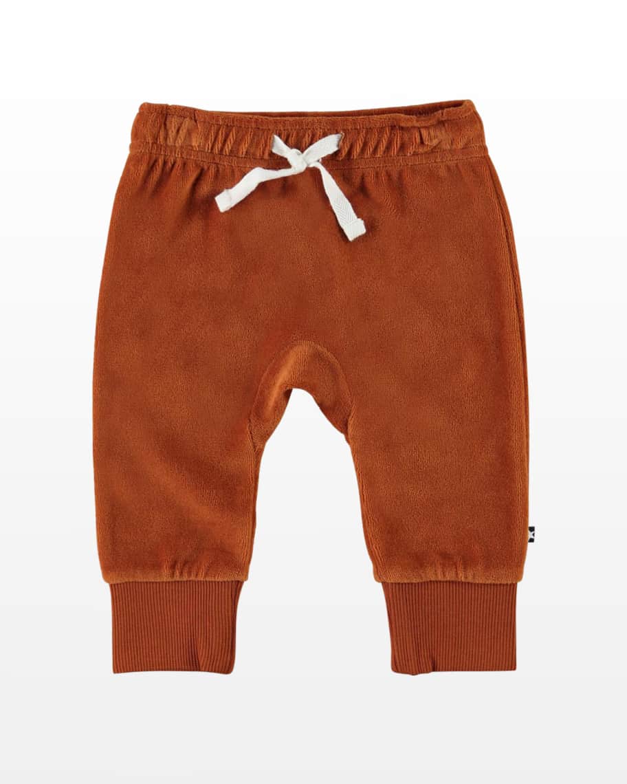 Molo Boy's Sigo Velour Sweatpants, Size 6-24M | Neiman Marcus