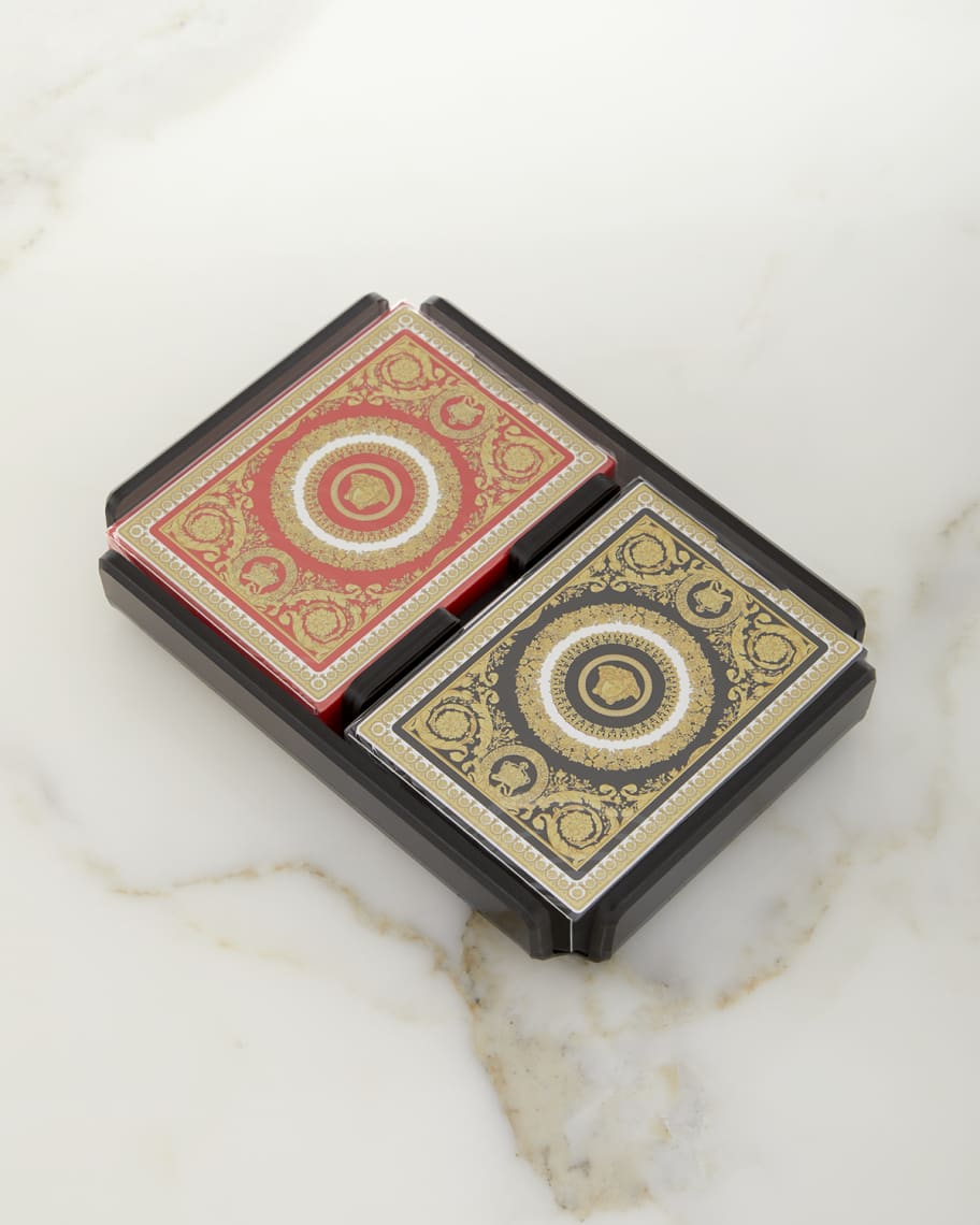 Versace Baroque Pattern Full Deck Playing Cards – Cettire