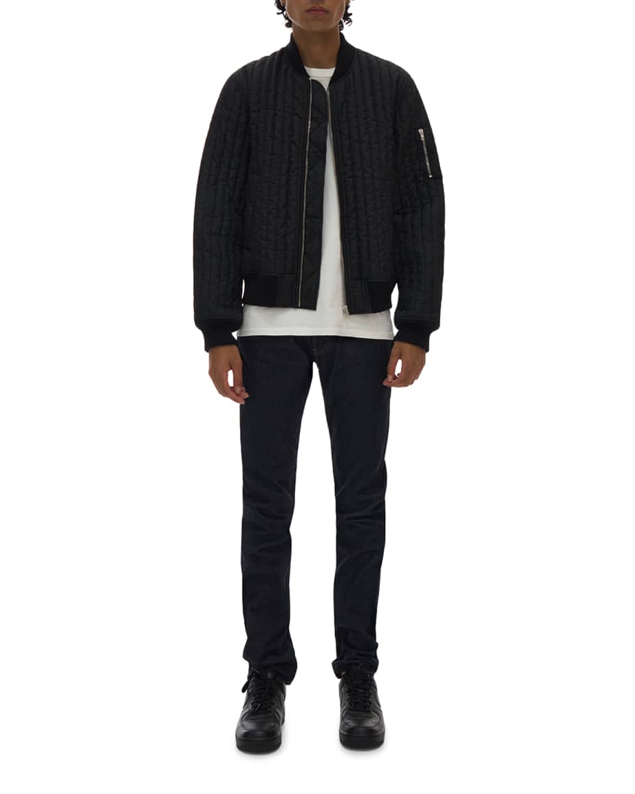 Helmut Lang Men's Quilted Bomber Jacket Neiman Marcus