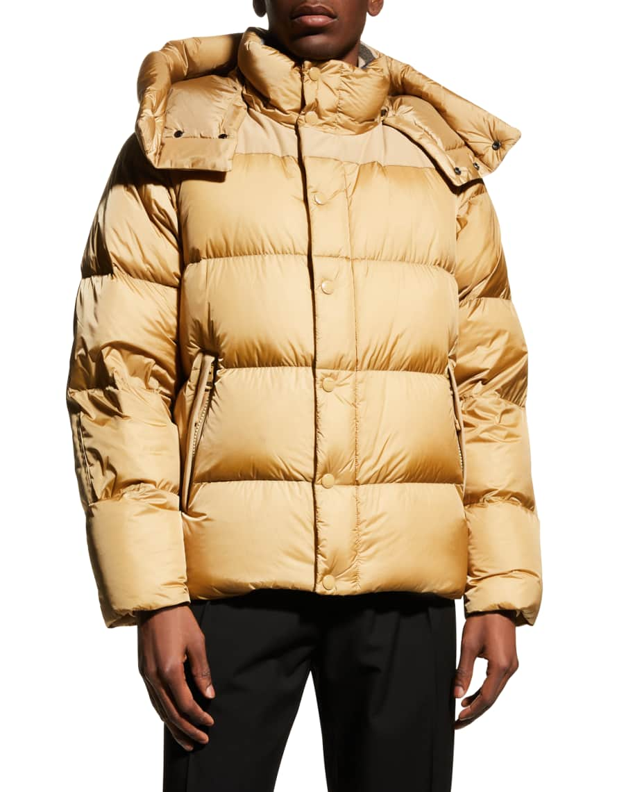 Burberry Black Monogram Hooded Puffer Jacket Burberry