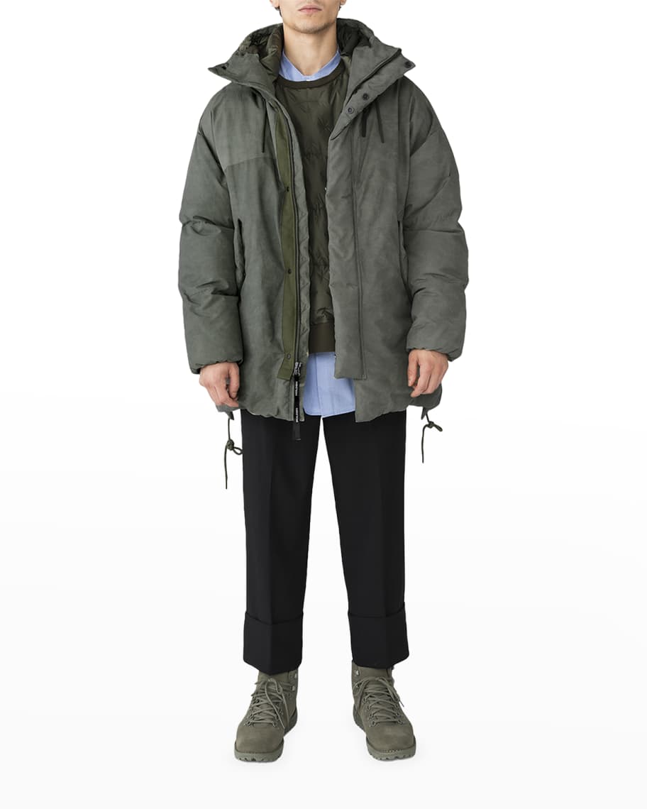HOLDEN Men's Long Down Washed Parka | Neiman Marcus