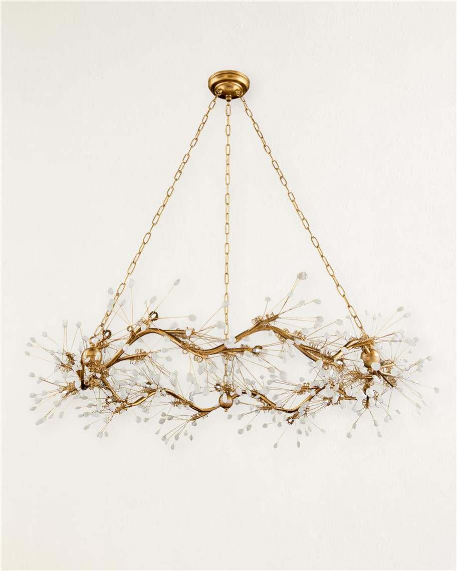 JohnRichard Collection Waving 12Light Quartz Chandelier Neiman Marcus