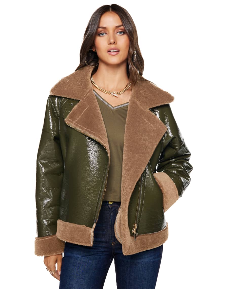 Ramy brook leather jacket discount