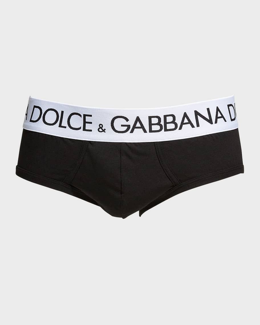 Dolce&Gabbana Men's Brando Logo Briefs | Neiman Marcus