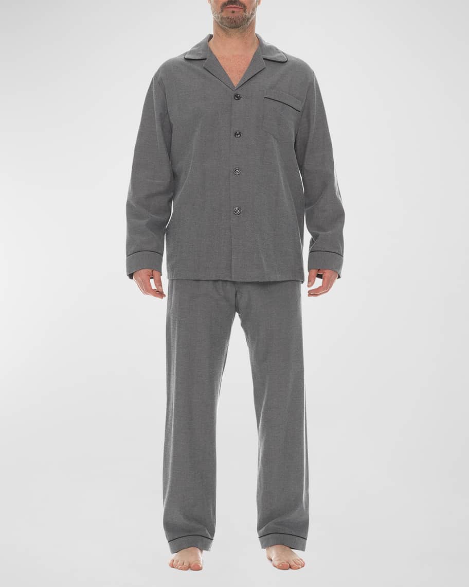 Majestic International Men's Citified Flannel Pajama Set | Neiman Marcus