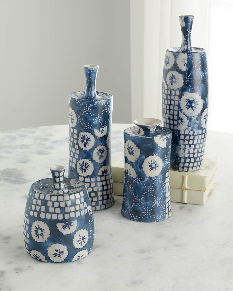 Jamie Young Block Print Vases Set Of 4 Neiman Marcus   Nm 4159337 100391 M