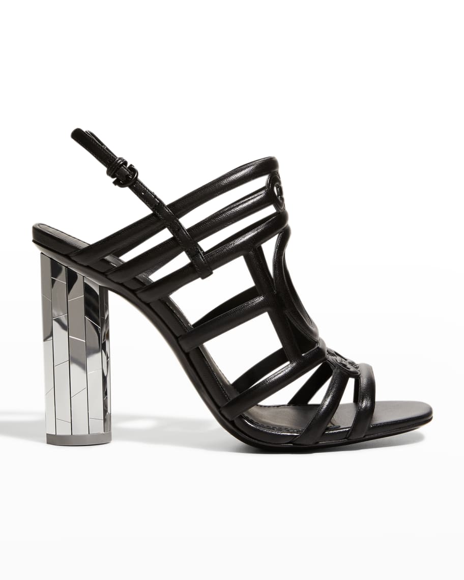 Ferragamo mirror heel boots on sale