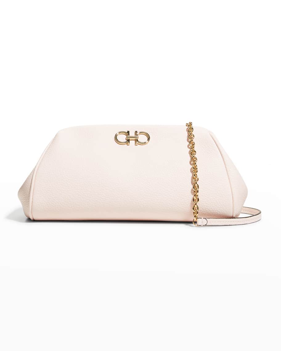 Ferragamo gancini clutch 2025