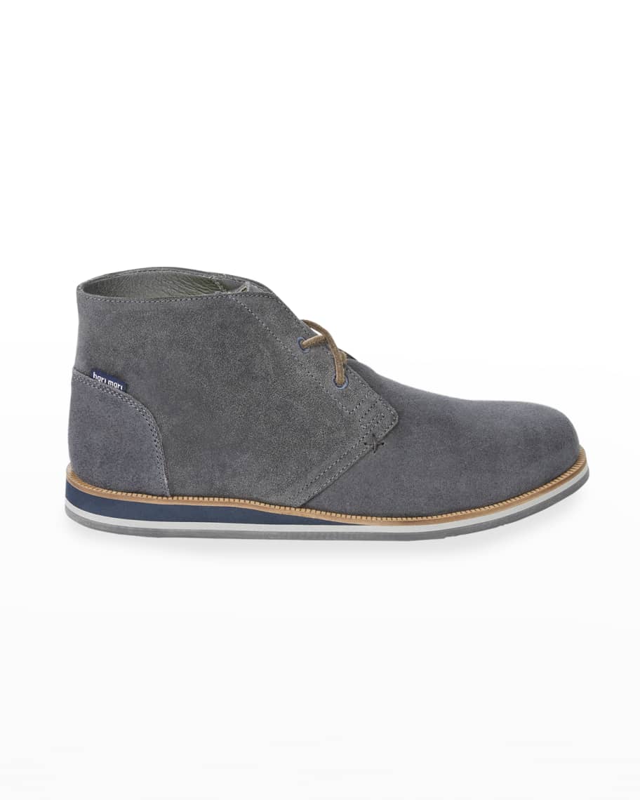 Hari Mari Men's Adobe Suede Chukka Boots Neiman Marcus