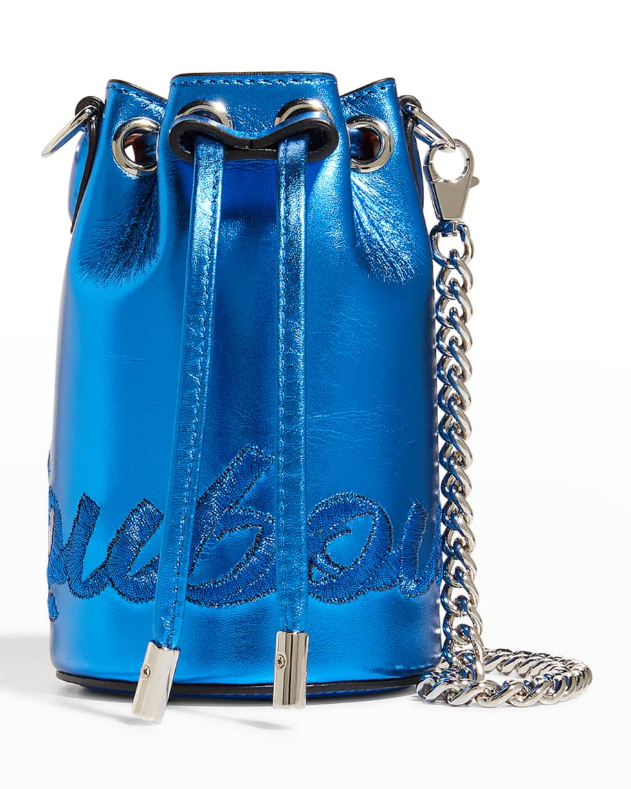 Monet kompliceret bundet Christian Louboutin Marie Jane Mini Metallic Bucket Bag | Neiman Marcus
