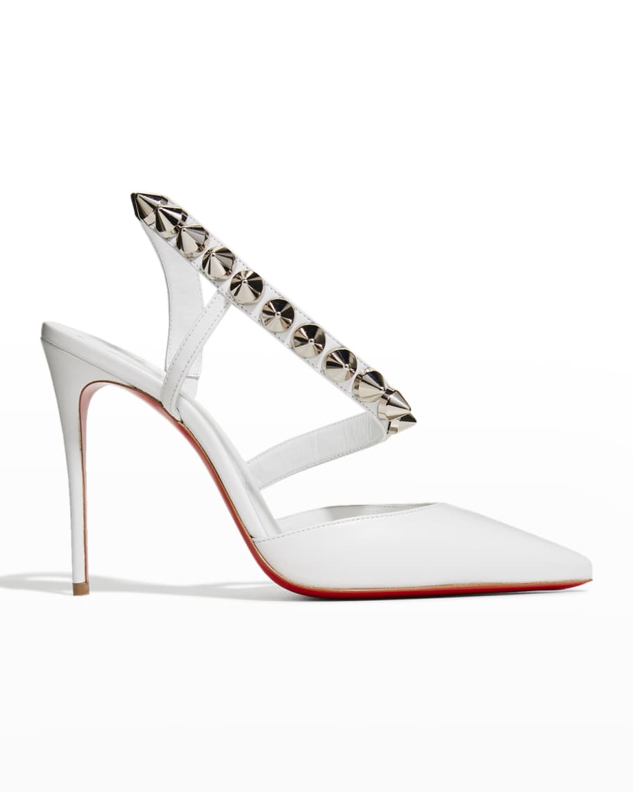 Christian Louboutin Jolly Patent Squiggle-Heel Red Sole Pump, White   Christian louboutin wedding shoes, Christian louboutin, Christian louboutin  sandals