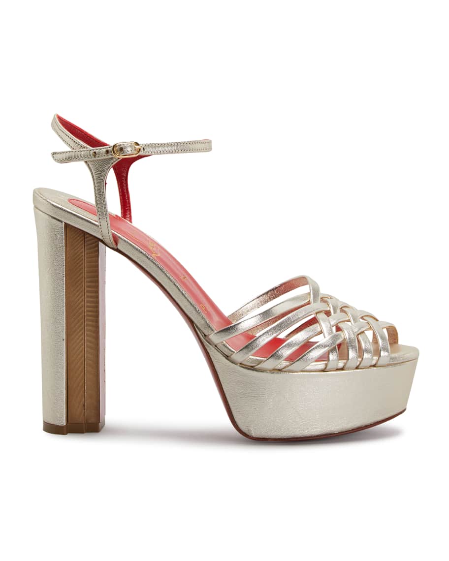 Christian Louboutin Coluna Girl 130mm Red Sole Sandals