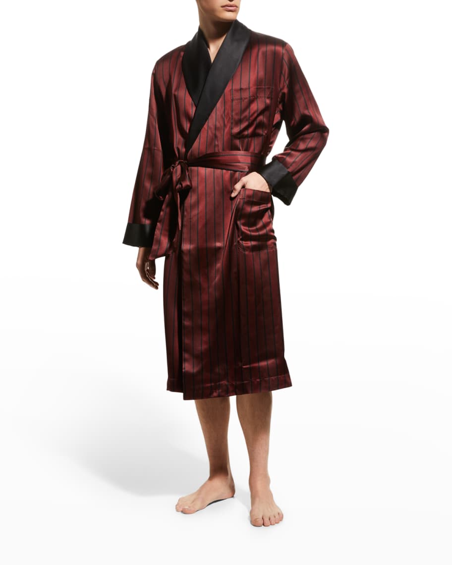 Modern Silk Robe for Men, Luxury Silk Men's Robes