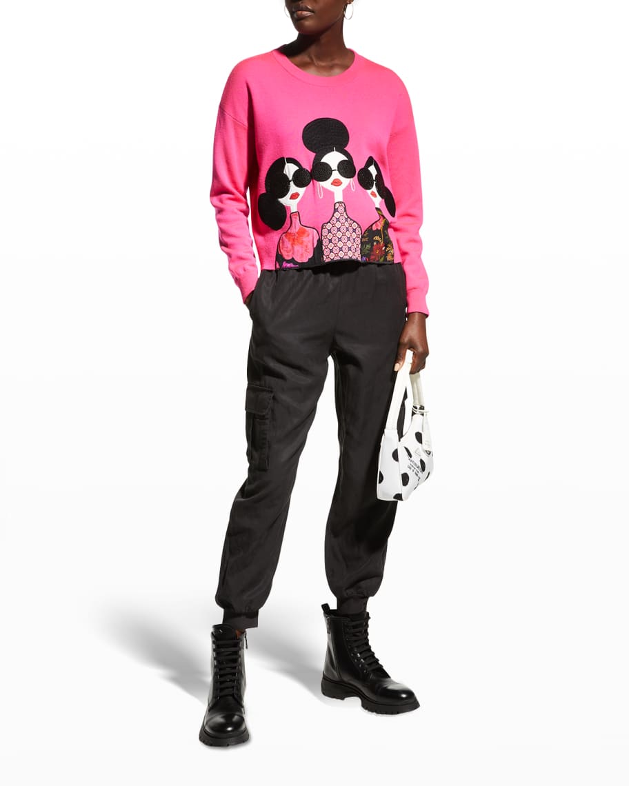 Alice + Olivia Nyla Boxy Pullover | Neiman Marcus