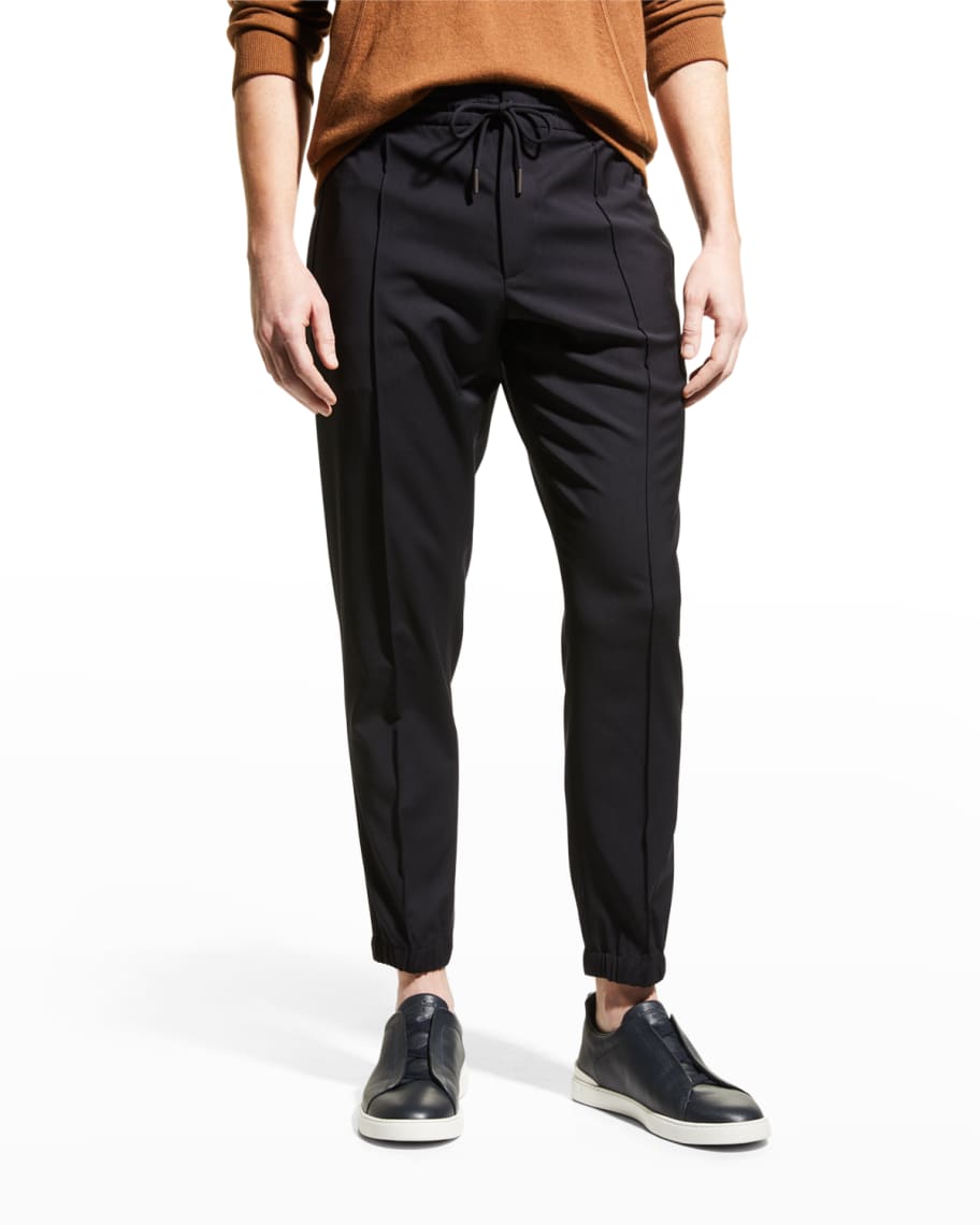 Pintuck discount joggers mens