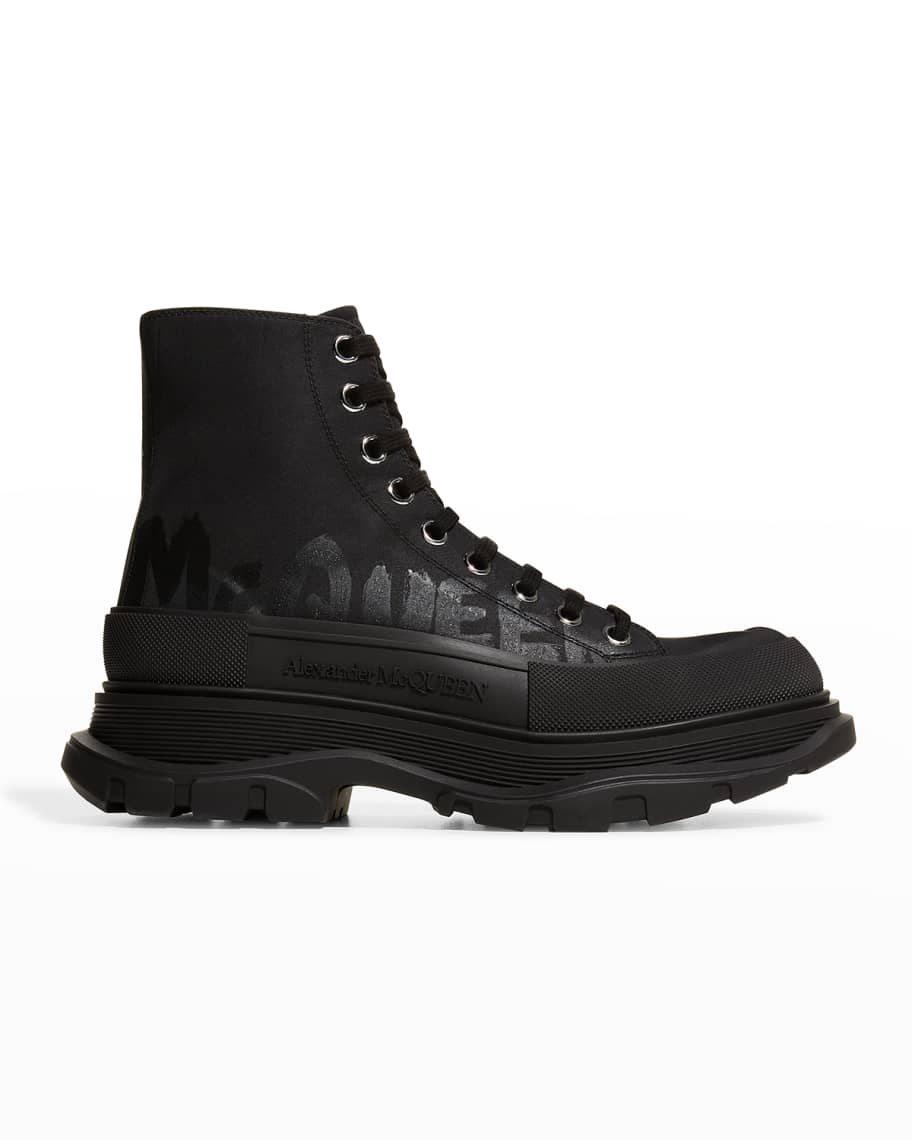 Alexander McQueen Tread Slick Boots | Neiman Marcus
