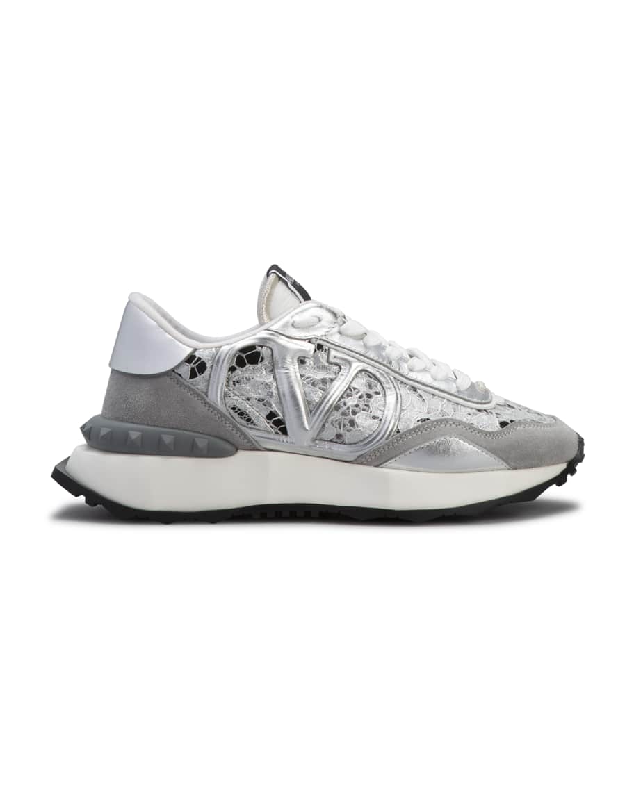 Valentino Garavani Lace Runner Sneakers Neiman Marcus