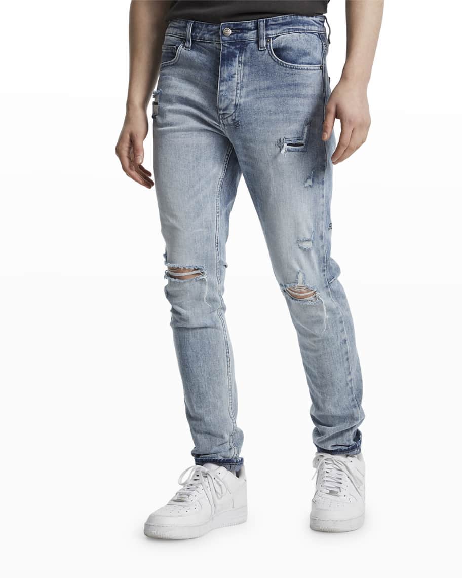 Ksubi Men's Chitch Layover Trashed Jeans | Neiman Marcus