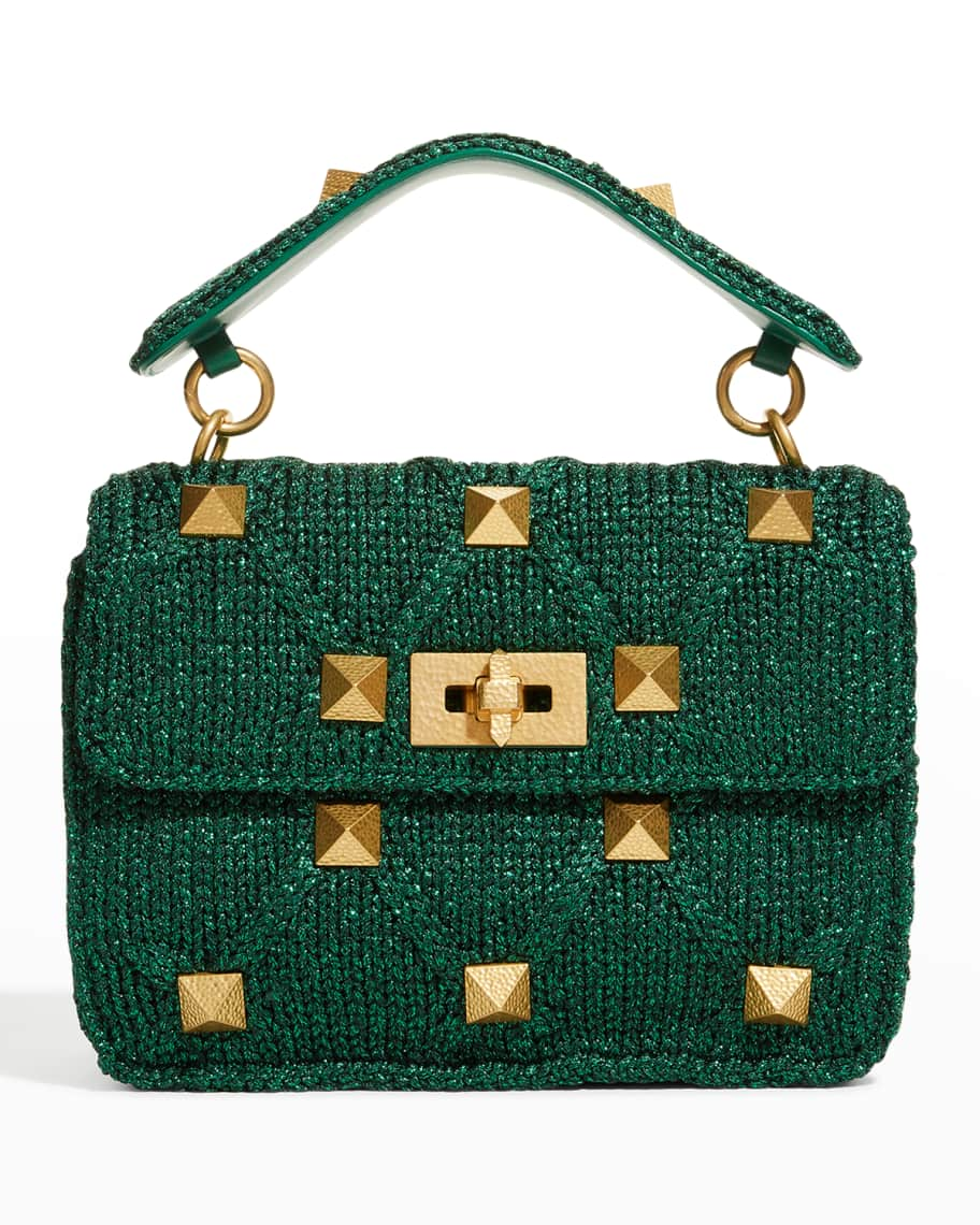 Valentino Garavani Medium Roman Stud Shoulder Bag - Farfetch