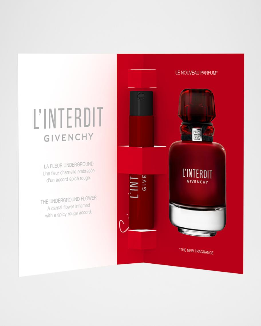 Givenchy L'Interdit Eau de Parfum Rouge Sample at Checkout, 1 mL ...